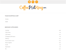 Tablet Screenshot of coffeepodking.com